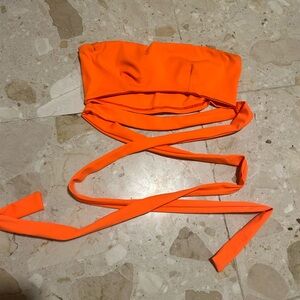 Strappy orange top